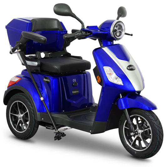 Rolektro E-Trike 25 V.2 Blei-Gel, Blau, 25 km/h